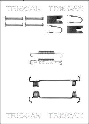 Triscan 8105 152563 - Kit accessori, Ganasce freno stazionamento autozon.pro