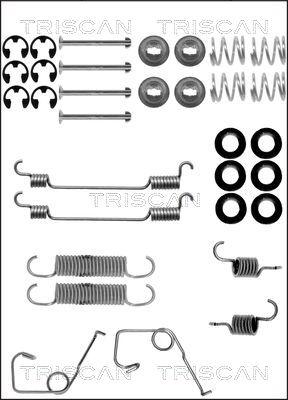 Triscan 8105 162579 - Kit accessori, Ganasce freno autozon.pro