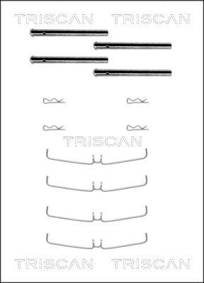 Triscan 8105 101456 - Kit accessori, Pastiglia freno autozon.pro