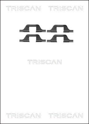 Triscan 8105 101591 - Kit accessori, Pastiglia freno autozon.pro