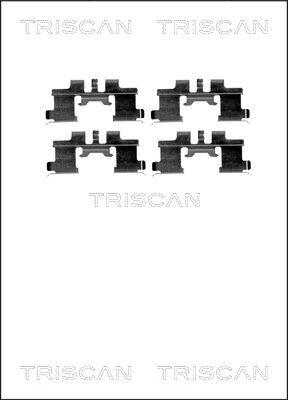 Triscan 8105 101641 - Kit accessori, Pastiglia freno autozon.pro