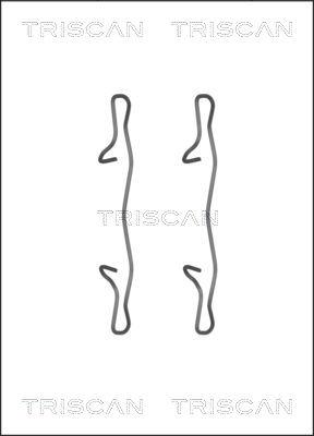 Triscan 8105 101654 - Kit accessori, Pastiglia freno autozon.pro