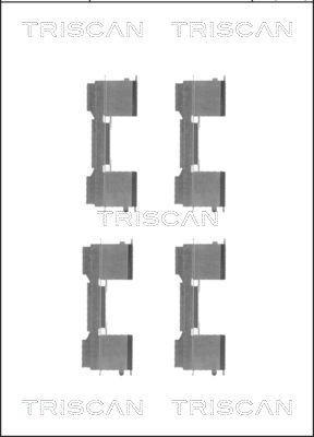 Triscan 8105 101650 - Kit accessori, Pastiglia freno autozon.pro