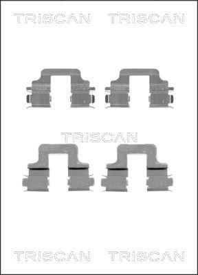 Triscan 8105 101652 - Kit accessori, Pastiglia freno autozon.pro