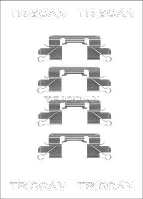 Triscan 8105 101657 - Kit accessori, Pastiglia freno autozon.pro