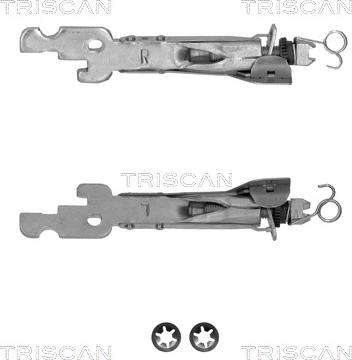 Triscan 8105 103003 - Kit dispositivo di registrazione, freno a tamburo autozon.pro