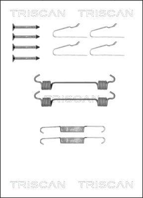 Triscan 8105 102593 - Kit accessori, Ganasce freno stazionamento autozon.pro