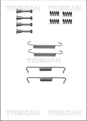 Triscan 8105 102602 - Kit accessori, Ganasce freno stazionamento autozon.pro