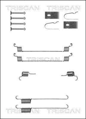 Triscan 8105 102617 - Kit accessori, Ganasce freno autozon.pro