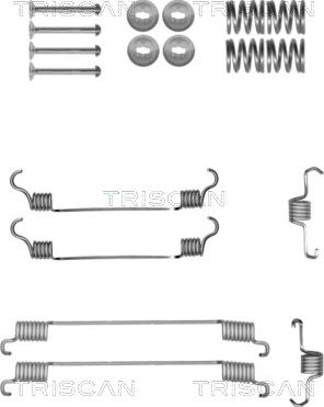 Triscan 8105 102623 - Kit accessori, Ganasce freno autozon.pro