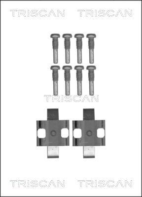 Triscan 8105 111625 - Kit accessori, Pastiglia freno autozon.pro