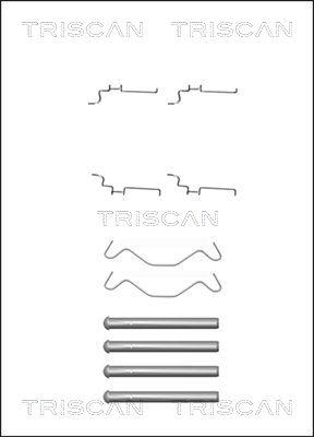 Triscan 8105 131638 - Kit accessori, Pastiglia freno autozon.pro