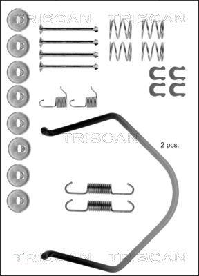 Triscan 8105 132506 - Kit accessori, Ganasce freno autozon.pro