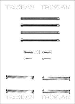 Triscan 8105 171003 - Kit accessori, Pastiglia freno autozon.pro