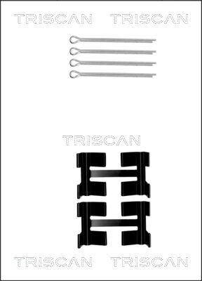 Triscan 8105 171002 - Kit accessori, Pastiglia freno autozon.pro