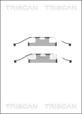 Triscan 8105 291609 - Kit accessori, Pastiglia freno autozon.pro