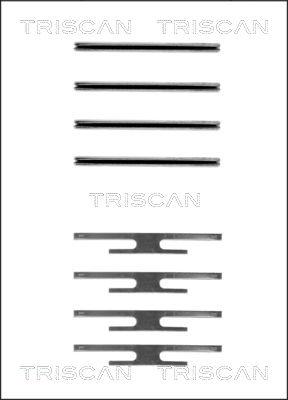 Triscan 8105 241412 - Kit accessori, Pastiglia freno autozon.pro