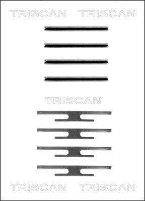 Triscan 8105 241309 - Kit accessori, Pastiglia freno autozon.pro