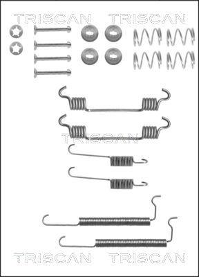 Triscan 8105 242563 - Kit accessori, Ganasce freno autozon.pro