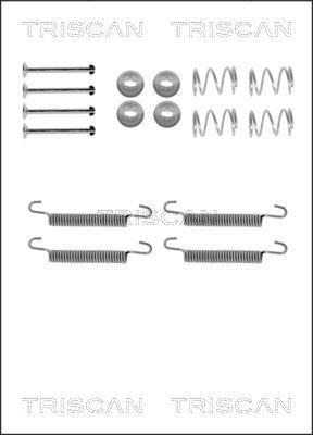 Triscan 8105 242570 - Kit accessori, Ganasce freno stazionamento autozon.pro