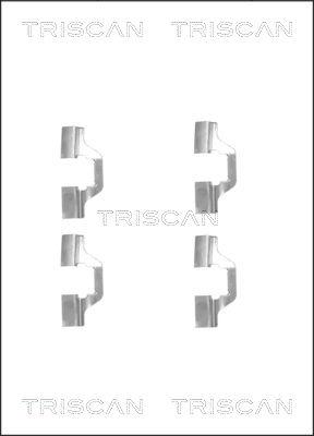 Triscan 8105 251598 - Kit accessori, Pastiglia freno autozon.pro