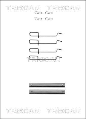 Triscan 8105 251593 - Kit accessori, Pastiglia freno autozon.pro