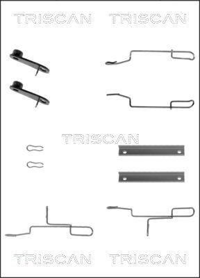 Triscan 8105 281591 - Kit accessori, Pastiglia freno autozon.pro