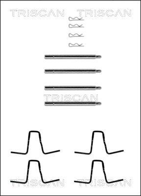 Triscan 8105 231216 - Kit accessori, Pastiglia freno autozon.pro