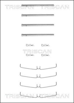 Triscan 8105 271359 - Kit accessori, Pastiglia freno autozon.pro