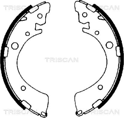 Triscan 8100 40441 - Kit ganasce freno autozon.pro