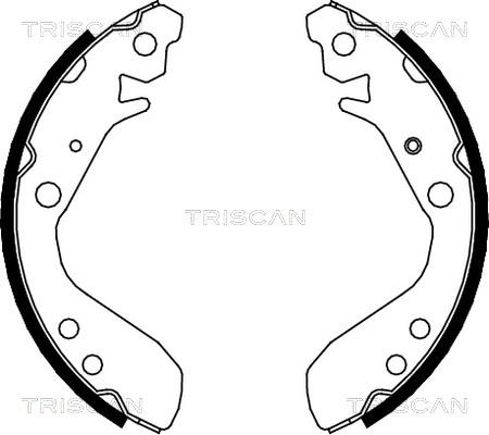 Triscan 8100 40006 - Kit ganasce freno autozon.pro