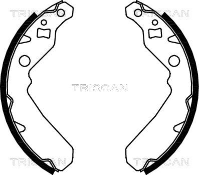 Triscan 8100 41615 - Kit ganasce freno autozon.pro