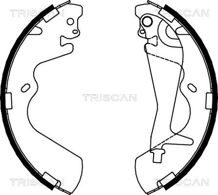 Triscan 8100 43010 - Kit ganasce freno autozon.pro