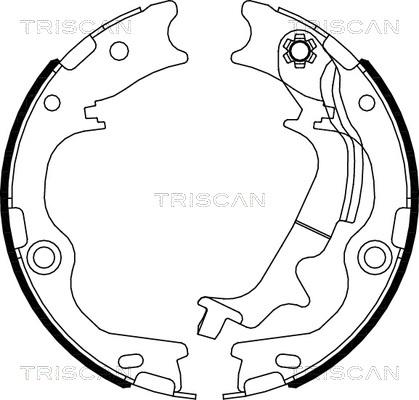 Triscan 8100 43029 - Kit ganasce, Freno stazionamento autozon.pro