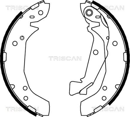 Triscan 8100 43025 - Kit ganasce freno autozon.pro