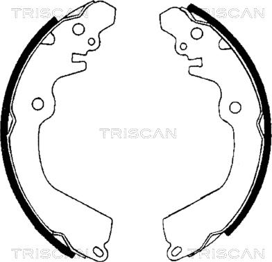 Triscan 8100 42568 - Kit ganasce freno autozon.pro