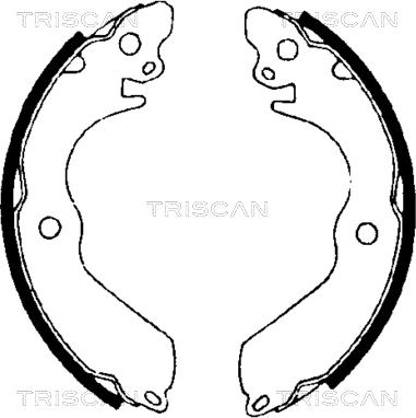 Triscan 8100 42533 - Kit ganasce freno autozon.pro