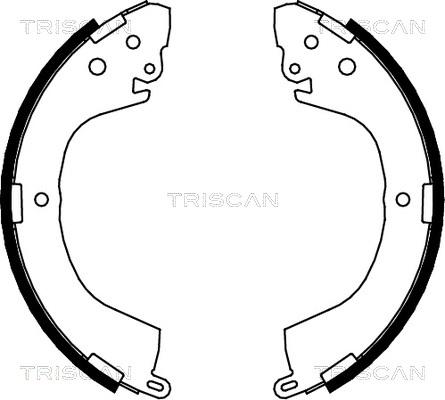 Triscan 8100 42605 - Kit ganasce freno autozon.pro