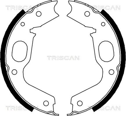 Triscan 8100 42015 - Kit ganasce, Freno stazionamento autozon.pro