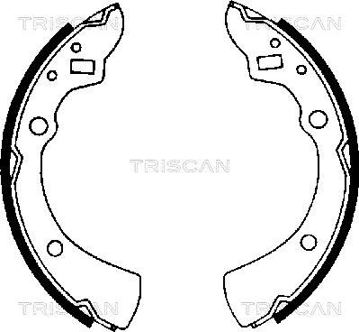 Triscan 8100 50359 - Kit ganasce freno autozon.pro