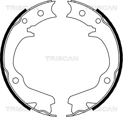 Triscan 8100 68001 - Kit ganasce freno autozon.pro