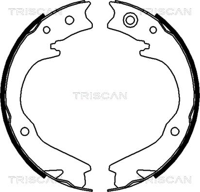 Triscan 8100 68003 - Kit ganasce, Freno stazionamento autozon.pro