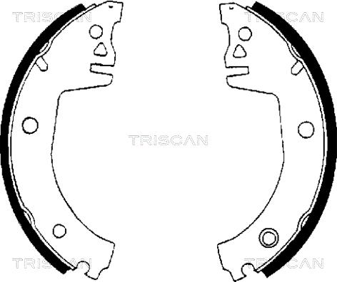 Triscan 8100 67514 - Kit ganasce freno autozon.pro