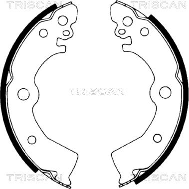 Triscan 8100 14532 - Kit ganasce freno autozon.pro