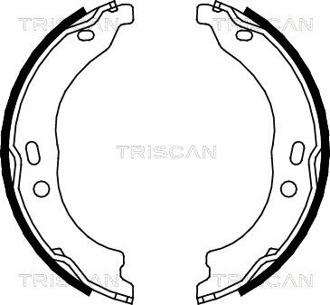 Triscan 8100 15024 - Kit ganasce, Freno stazionamento autozon.pro