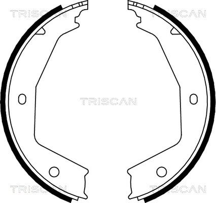 Triscan 8100 10629 - Kit ganasce, Freno stazionamento autozon.pro