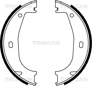 Triscan 8100 11553 - Kit ganasce, Freno stazionamento autozon.pro