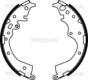 Triscan 8100 13043 - Kit ganasce freno autozon.pro