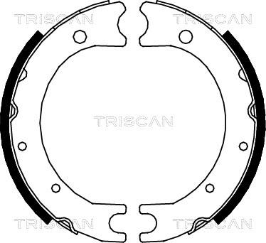 Triscan 8100 13036 - Kit ganasce, Freno stazionamento autozon.pro