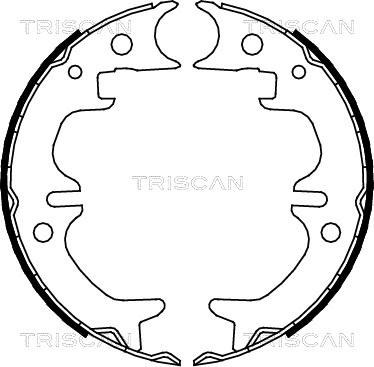 Triscan 8100 13030 - Kit ganasce, Freno stazionamento autozon.pro